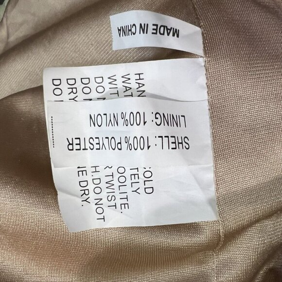 NWT Julian Joyce by Mandalay Gold Lace Sheath Dress $595 - Picture 12 of 12